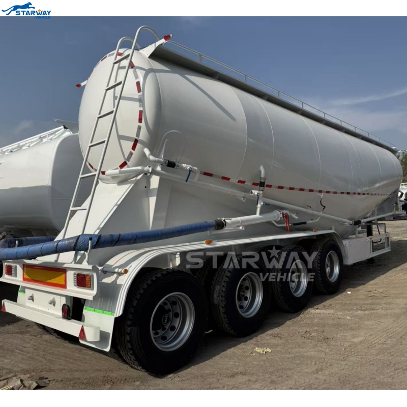 4 оси насыпной цементный прицеп-цистерна для продажи