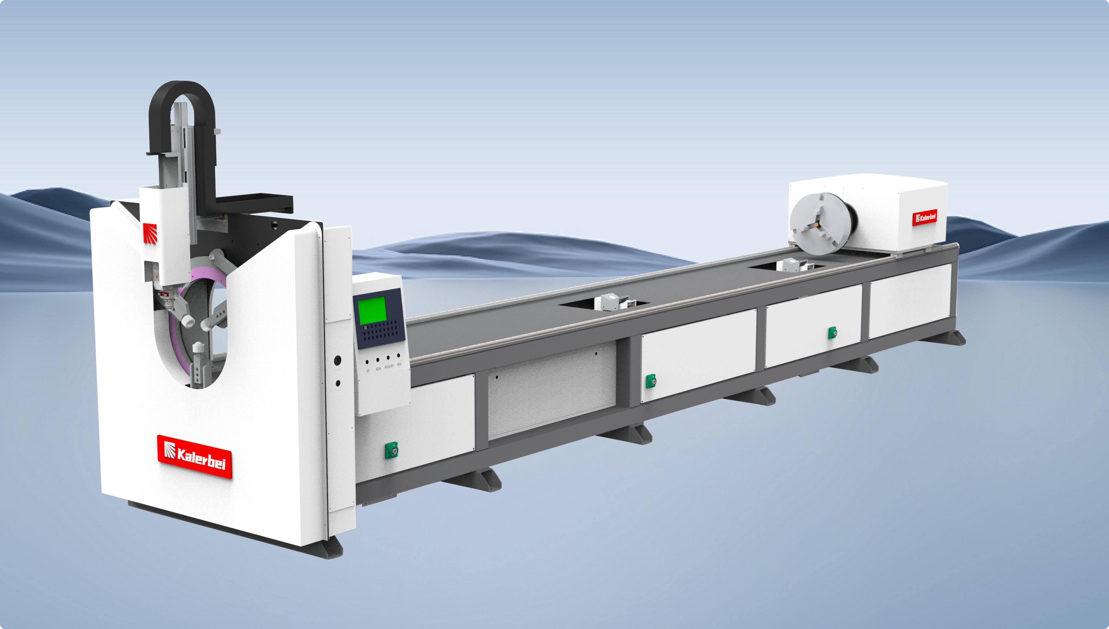 Круглый труборезный станок серии Kalerbei C