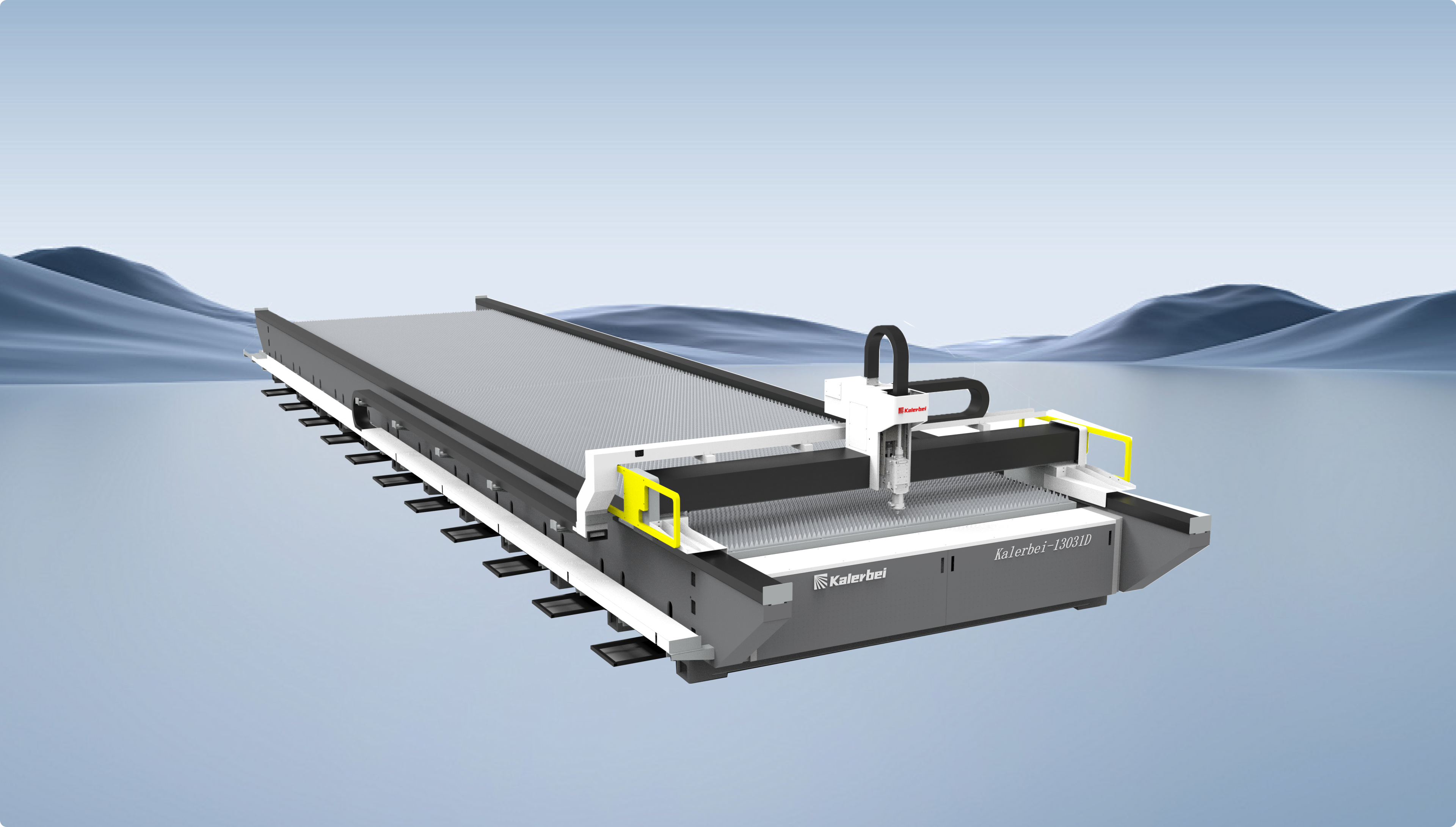 Высокопроизводительный станок для лазерной резки плоским волокном серии Kalerbei DF