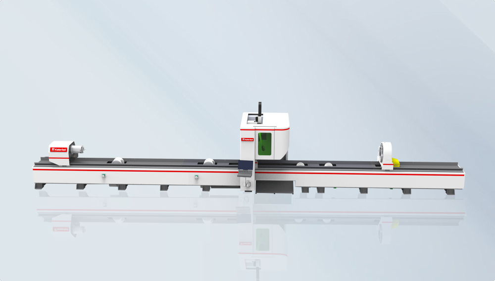 Трёхпатронный сверхмощный станок лазерной резки труб серии Kalerbei S