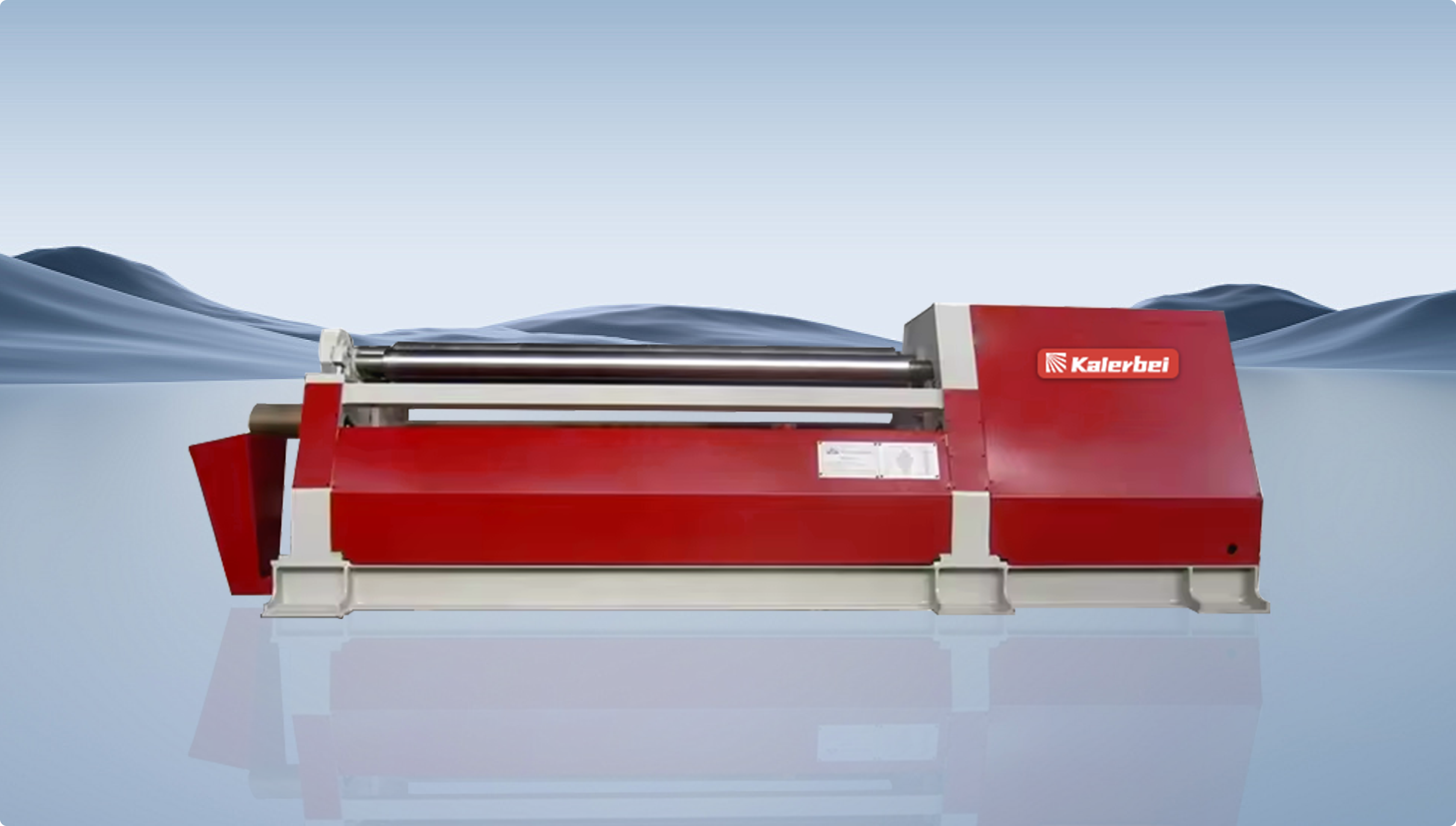 Симметричная трехвалковая листопрокатная машина