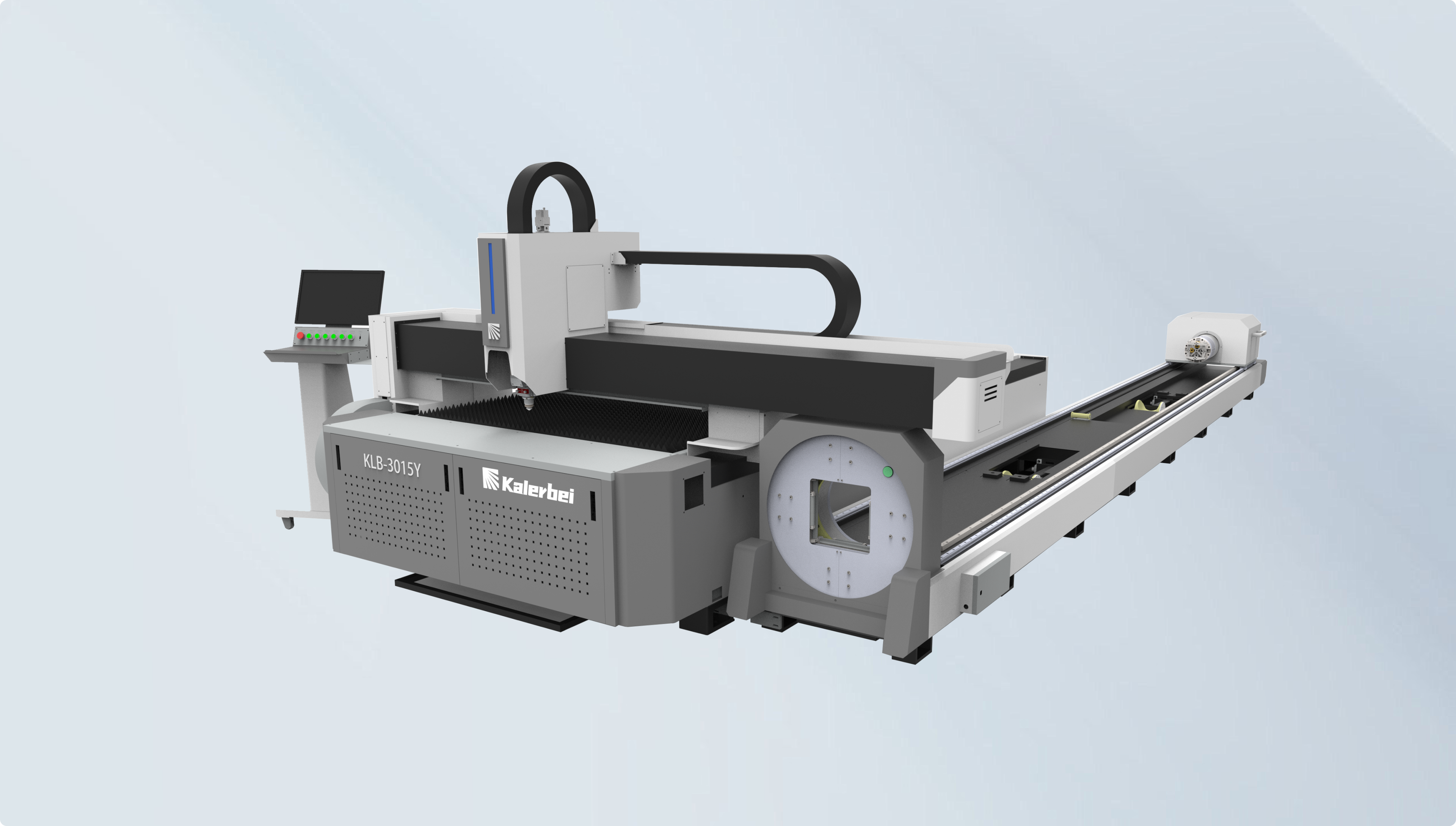 Комбинированный лазерный станок для резки листов и труб серии Kalerbei Y