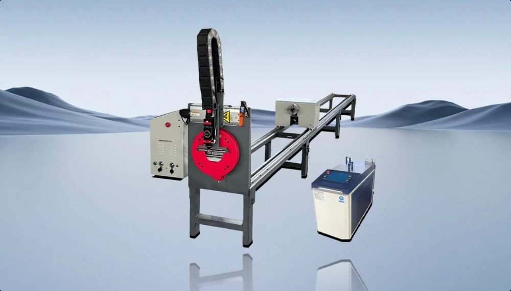 Лазерный режущий станок Kalerbei XD Mini для квадратных и круглых труб