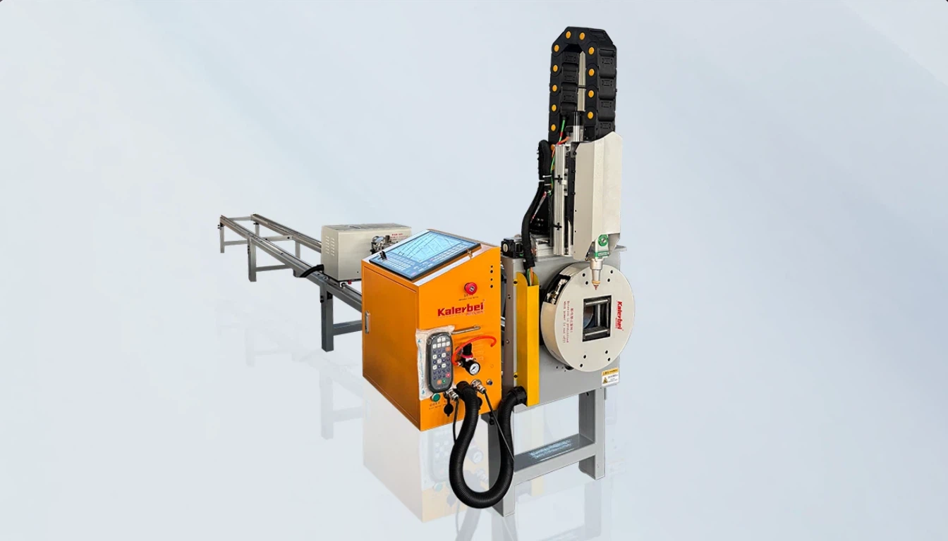 Kalerbei XQ Мини Лазерный Режущий Станок Двойной Пневматический Патрон для Квадратных и Круглых Труб