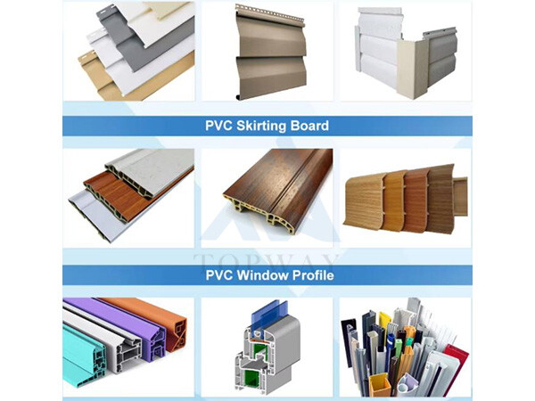 Линия по производству профилей для оконных/дверных рам из ПВХ