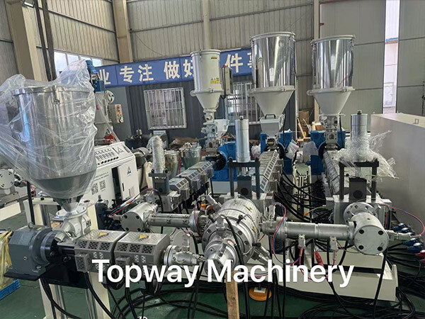 Высокоскоростная линия по производству 3-слойных труб PPR 20-63 мм