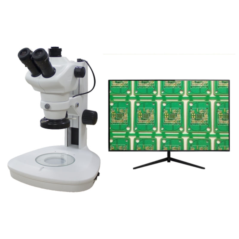 JSZ8-W Тринокулярный стерео микроскоп с непрерывным увеличением