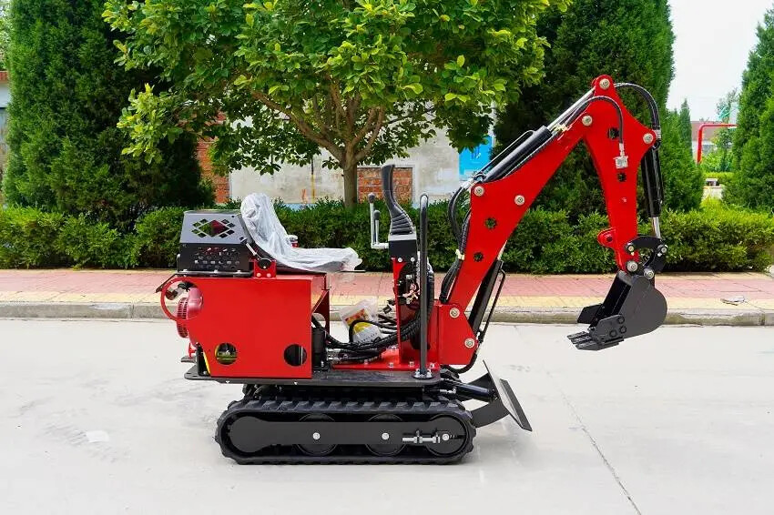 Revisão da escavadeira pequena LUYU 0.8 Ton 800 KG