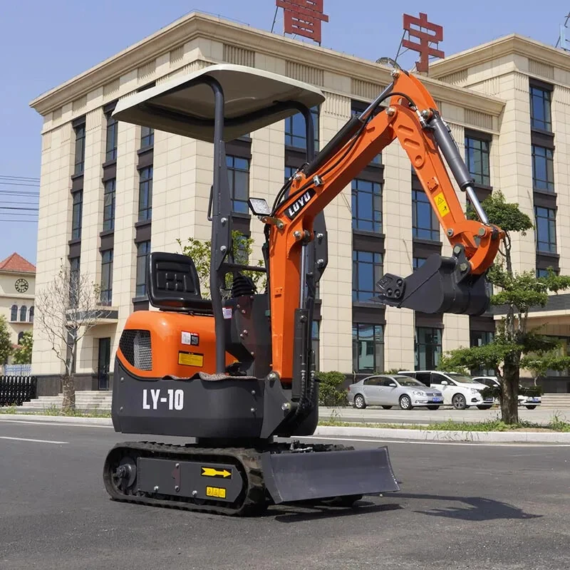 Miniexcavadora LY10 de 1 tonelada
