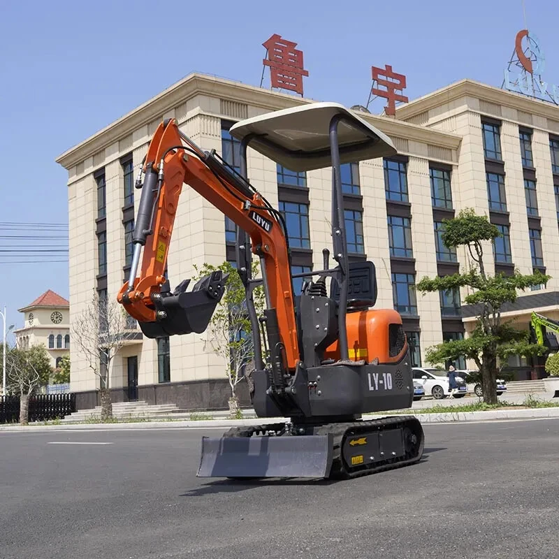 Miniexcavadora LY10 de 1 tonelada