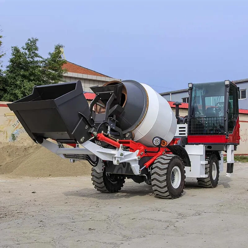 Mezcladora de concreto autocargable de 0,9 CBM