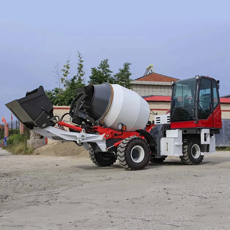 Mezcladora de concreto autocargable de 0,9 CBM
