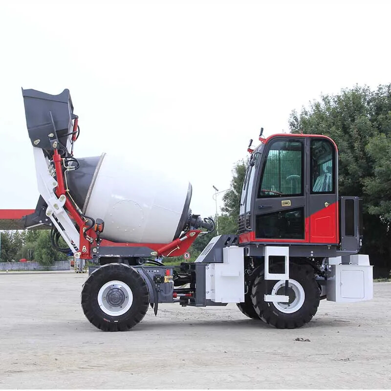 Mezcladora de concreto autocargable de 0,9 CBM