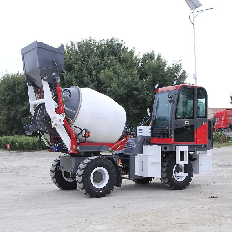 Mezcladora de concreto autocargable de 0,9 CBM