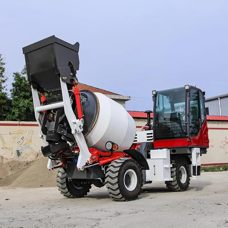Mezcladora de concreto autocargable de 0,9 CBM