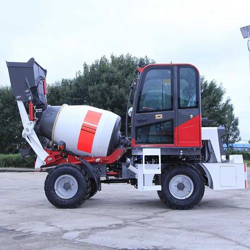 Mezcladora de concreto autocargable de 0,6 CBM