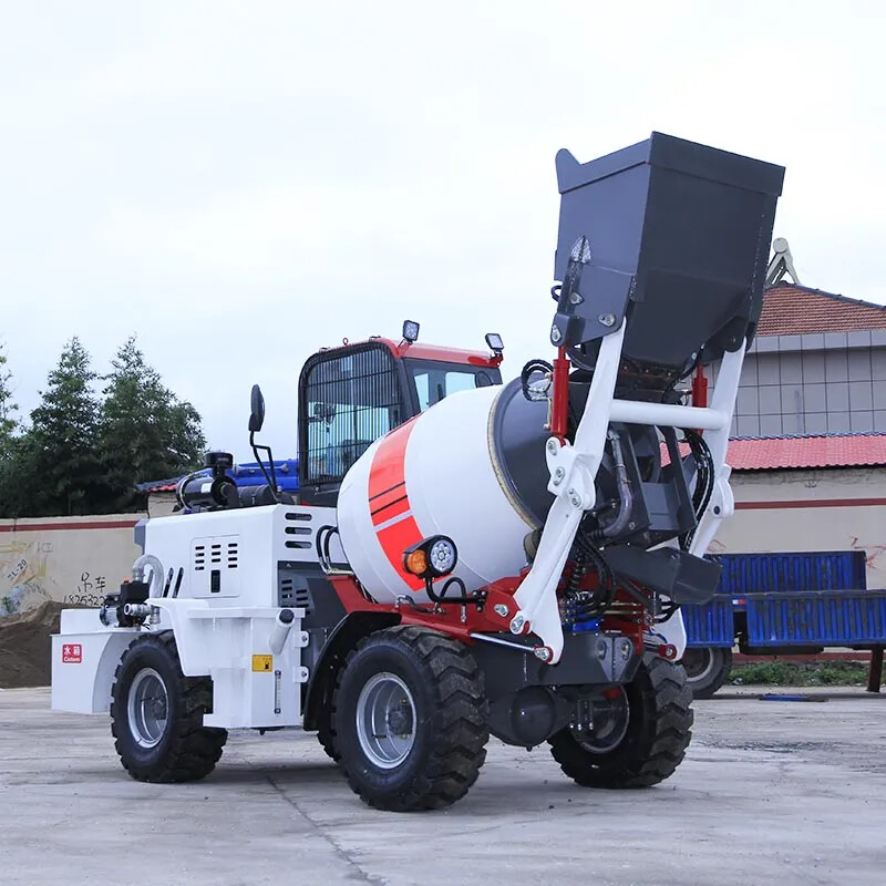 Mezcladora de concreto autocargable de 0,6 CBM