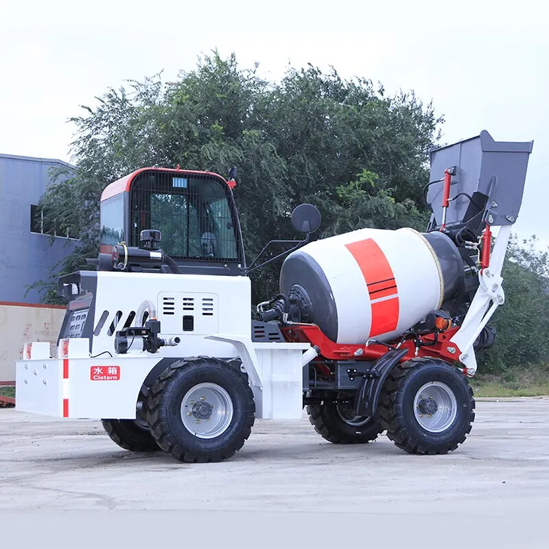 Mezcladora de concreto autocargable de 0,6 CBM
