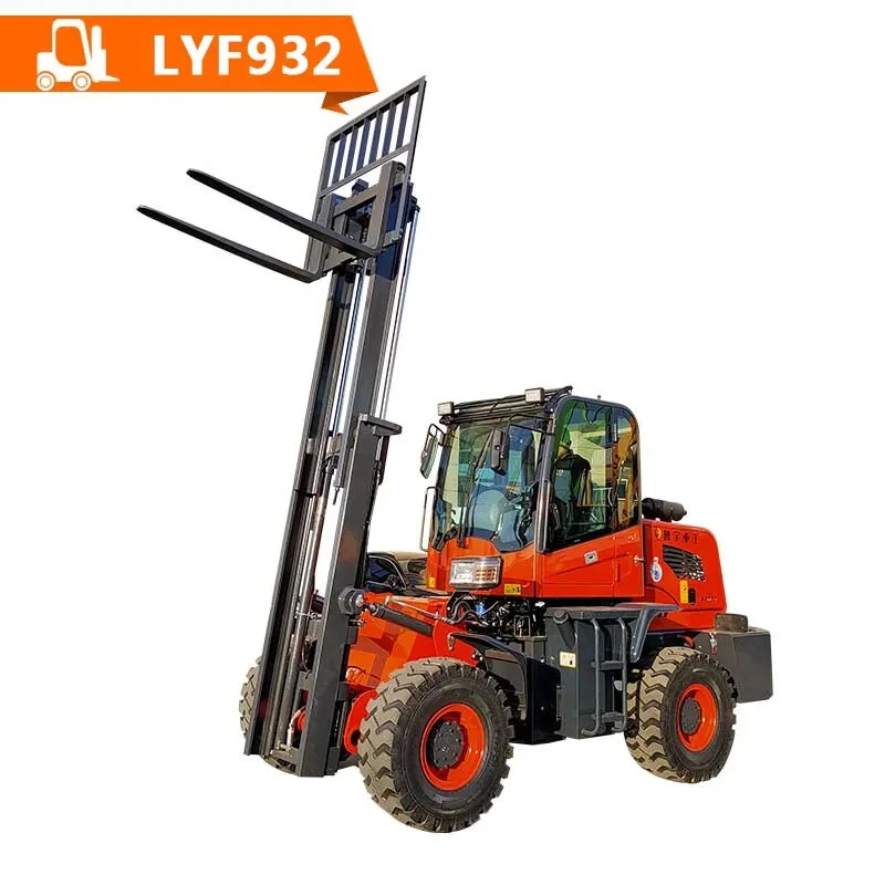 Carretilla elevadora diésel todoterreno LYF932 de 3 toneladas