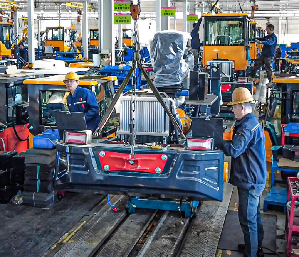 Análisis completo del proceso de producción de cargadores Luyu: pasos completos desde la puesta en línea del eje hasta el monitoreo de seguridad