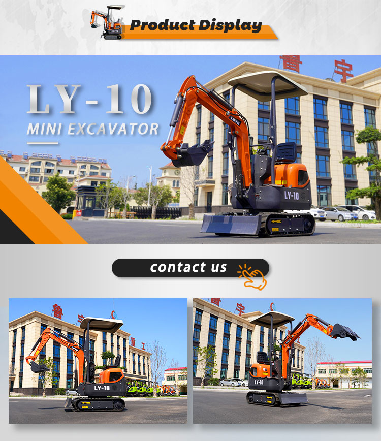 Excavadora Miniatura de 1 Tonelada Recomendada