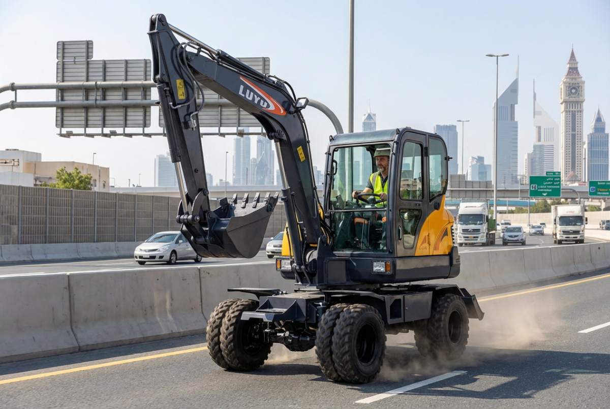 LUYU wheel excavator (2)