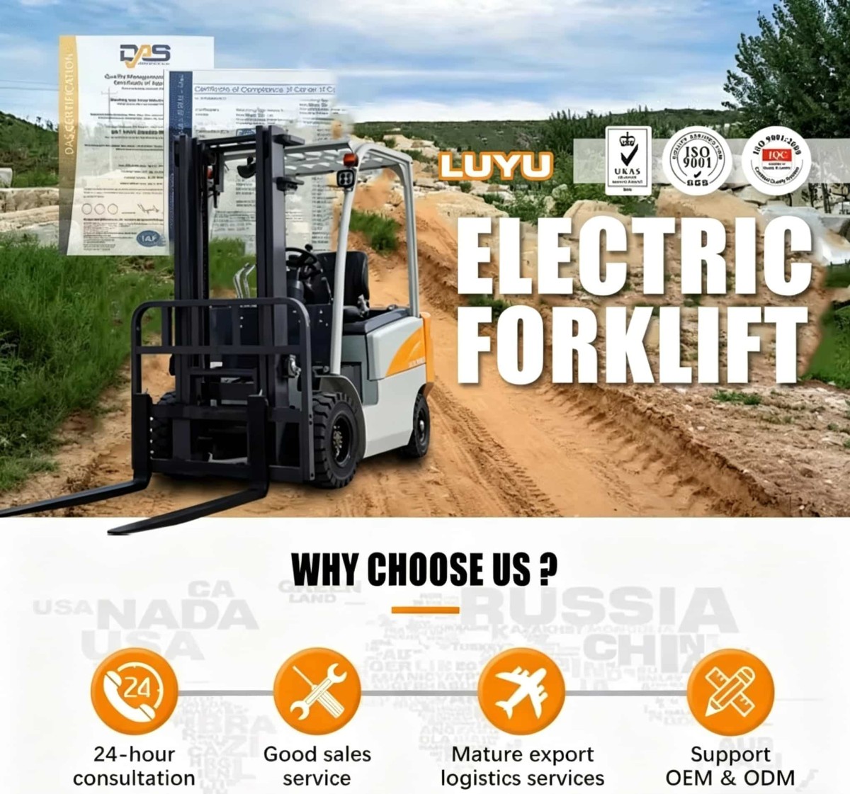 LUYU Electric Forklifts