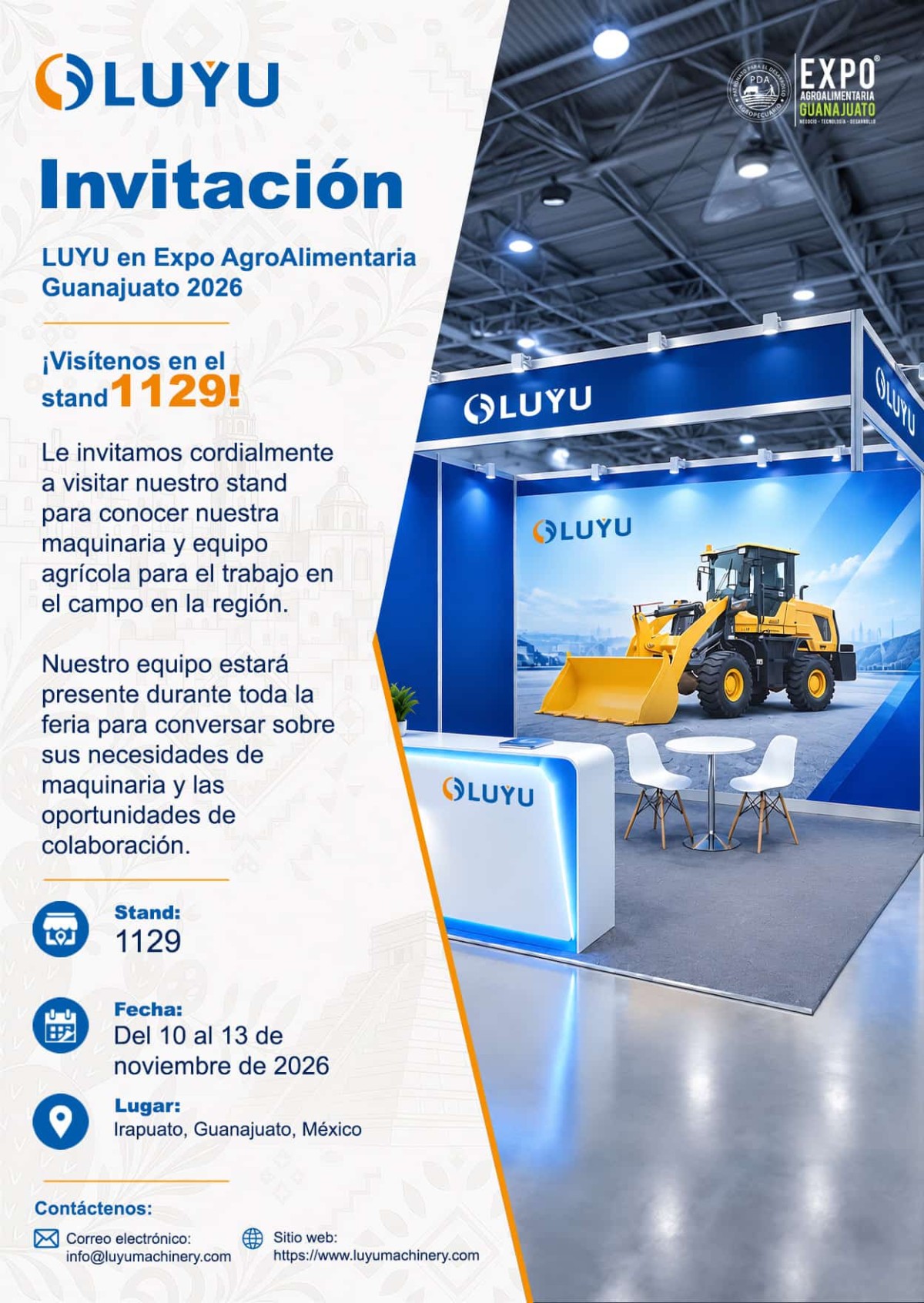 luyu expo agroalimentaria guanajuato 2026  es