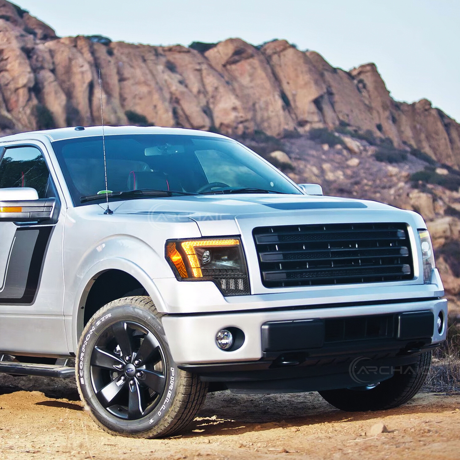 Ford F150 Headlight 2009-2014 Left Hand Drive