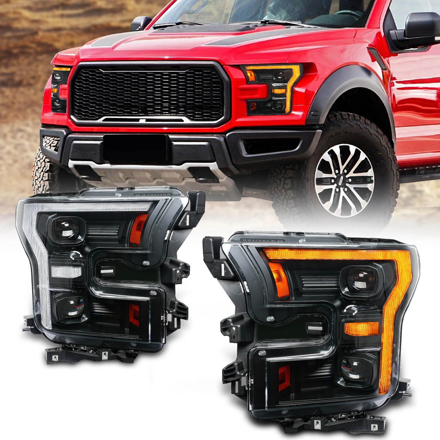 Ford F150 Headlight LHD 2015-2020 Full LED