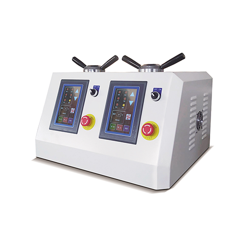 ZXQ-2D Máquina automática de incrustação de amostras de teste de fase de ouro de dois cilindros, multimodo, arrefecida a água