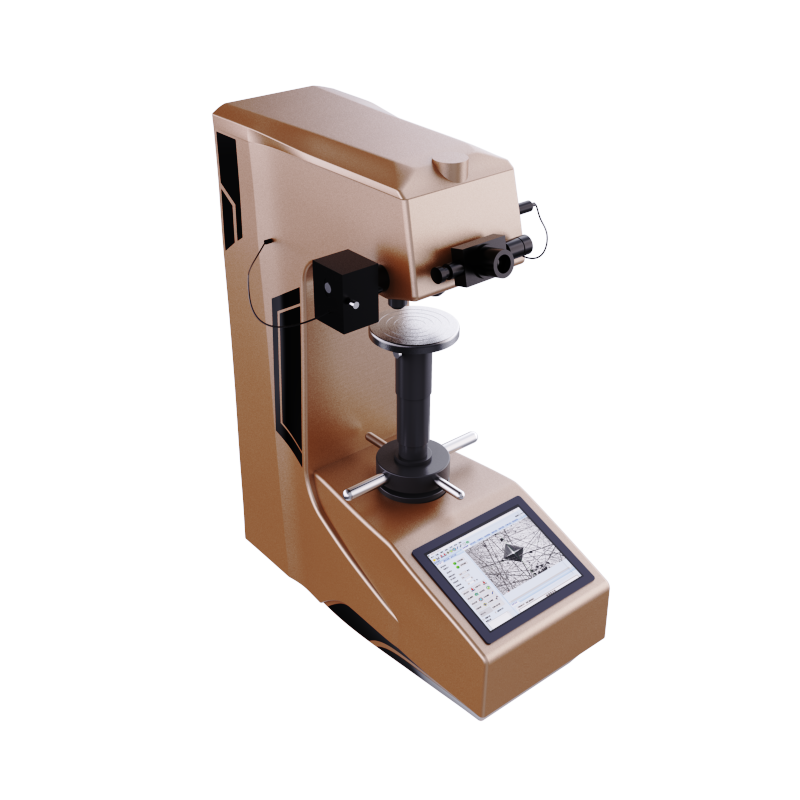 Testador de dureza Vickers de torre automática digital com tela sensível ao toque HVS-5/10/30/50AT-CCD com sistema de processamento de imagem