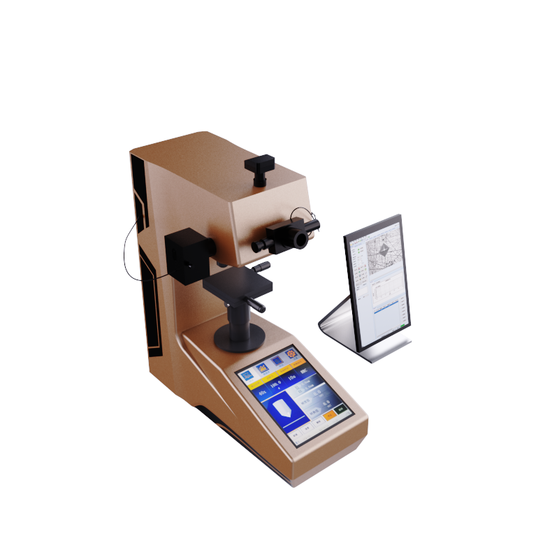 Testador de dureza micro Vickers automático com tela de toque duplo VHVS-1000AT