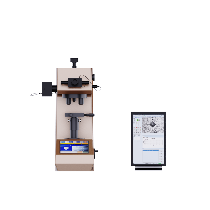 Testador de dureza micro Vickers automático com tela de toque duplo VHVS-1000AT