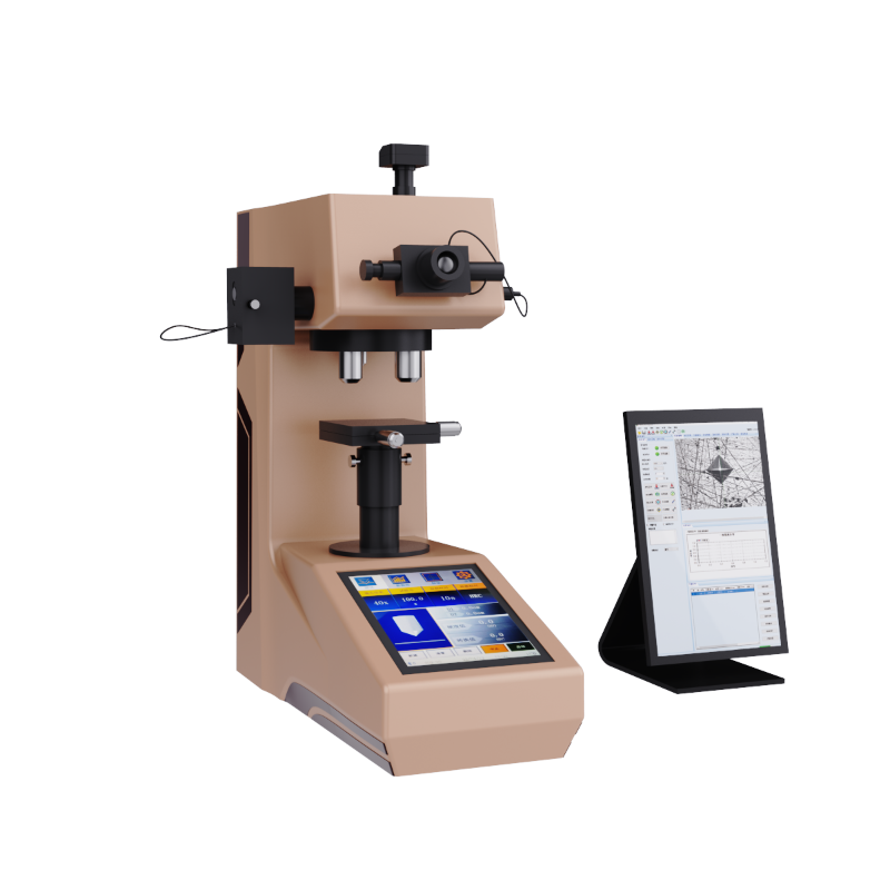 Testador de dureza micro Vickers automático com tela de toque duplo VHVS-1000AT