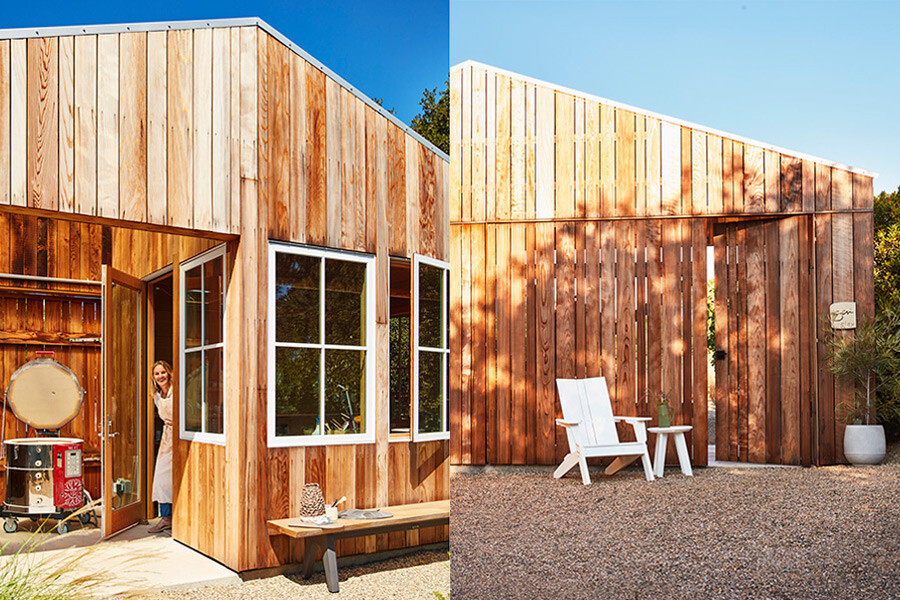 ceramics-barn-views dual views of ceramics studio with Montara bench and Woodside table featured