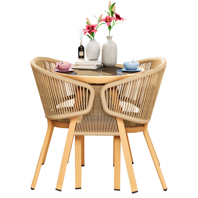 A hundred year old comfortable table and chair