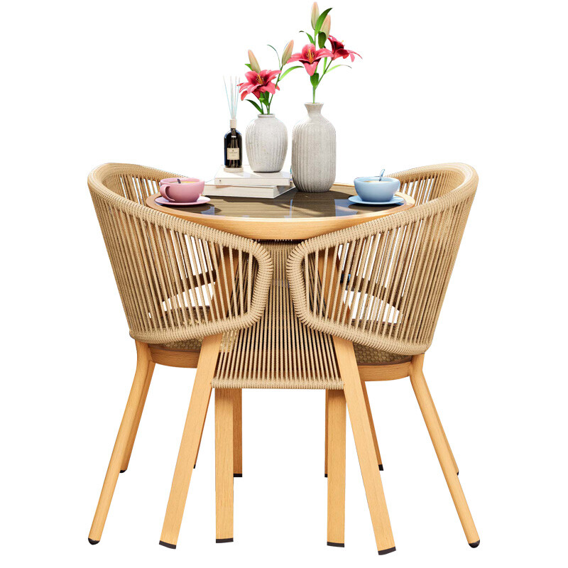 A hundred year old comfortable table and chair