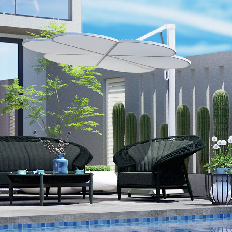 Flower Pneumatic Umbrella