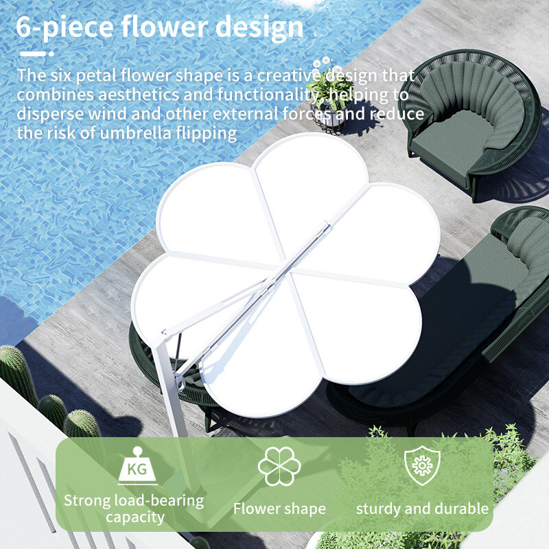 Flower Pneumatic Umbrella