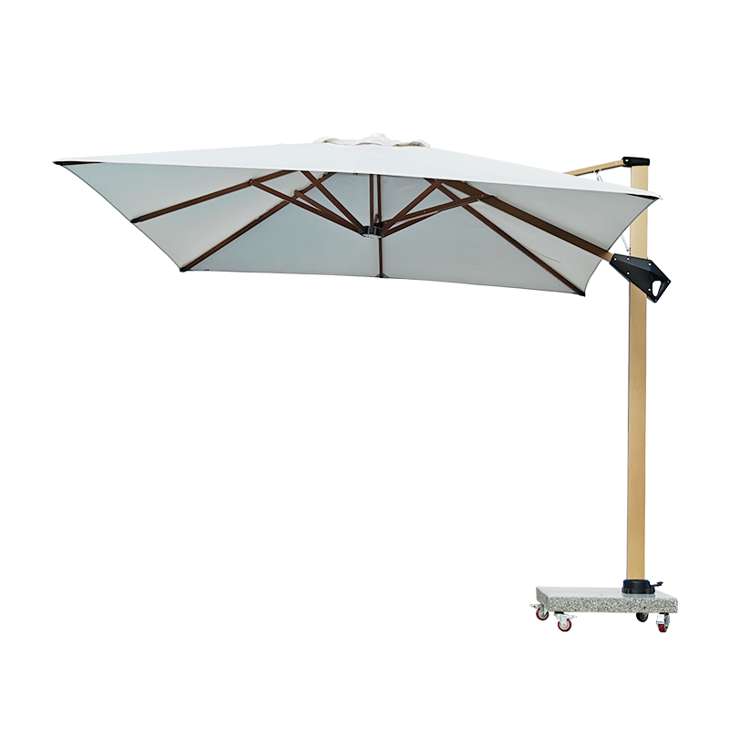 Wood grain Roman umbrella