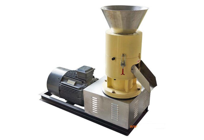 Мельница для производства древесных гранул с плоским штампом