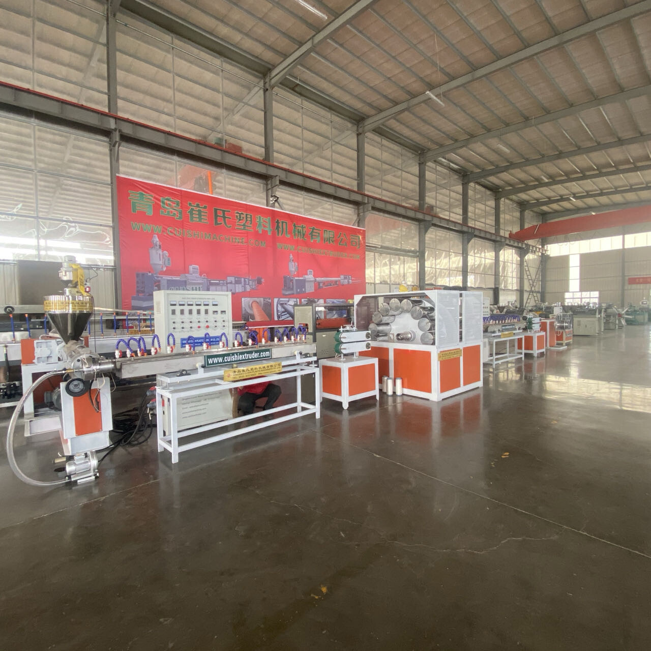 PVC Soft Garden Fiber Braided Reinforced Pipe Hose Extrusion Line