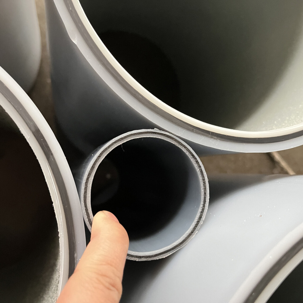 Five-layer co-extrusion pipe manufacturing equipment process