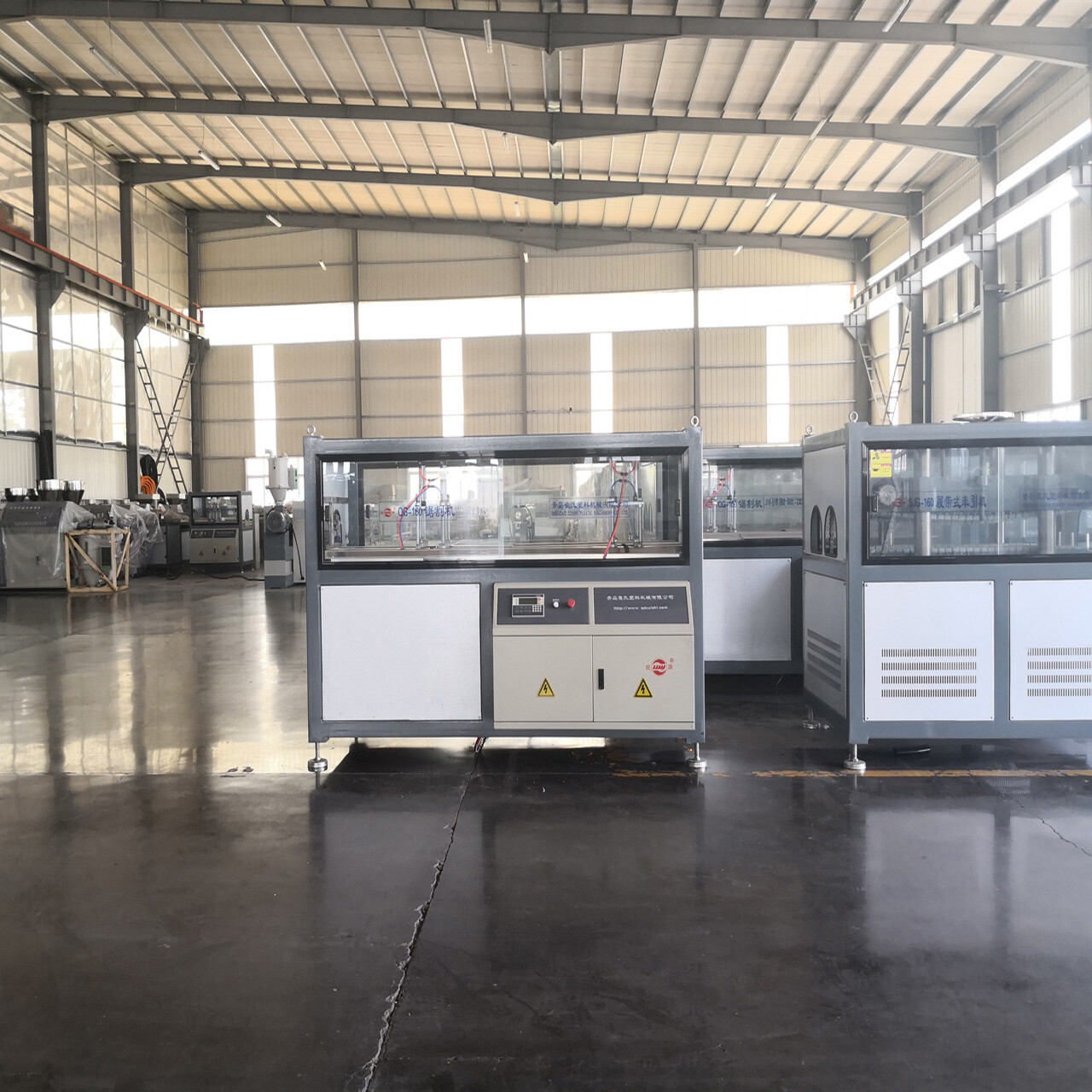 PVC One Out Of Two Plastic Pipe Production Line