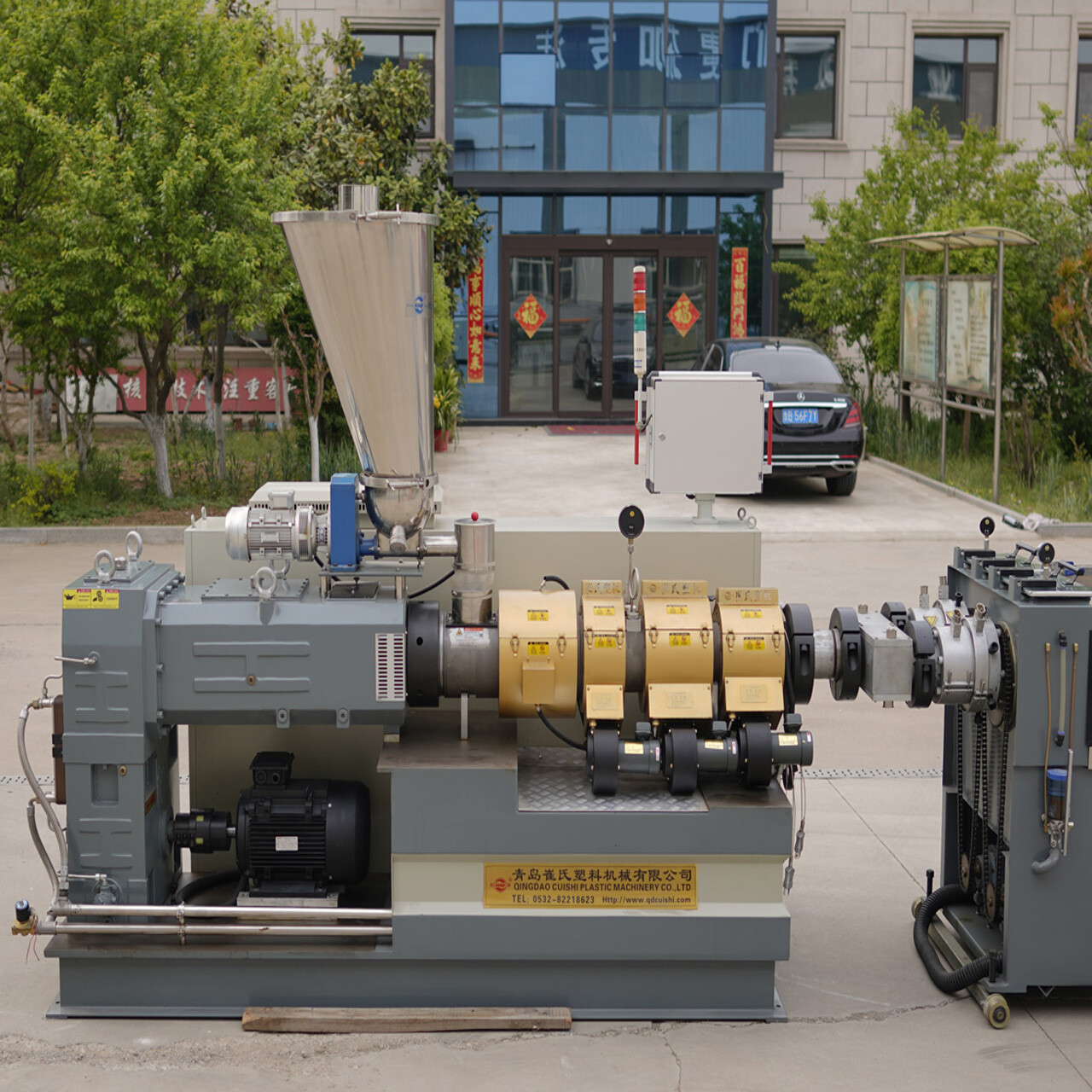 PVC Garden Fiber Braided Reinforced Pipe Flexible Hose Extrusion Making Machine