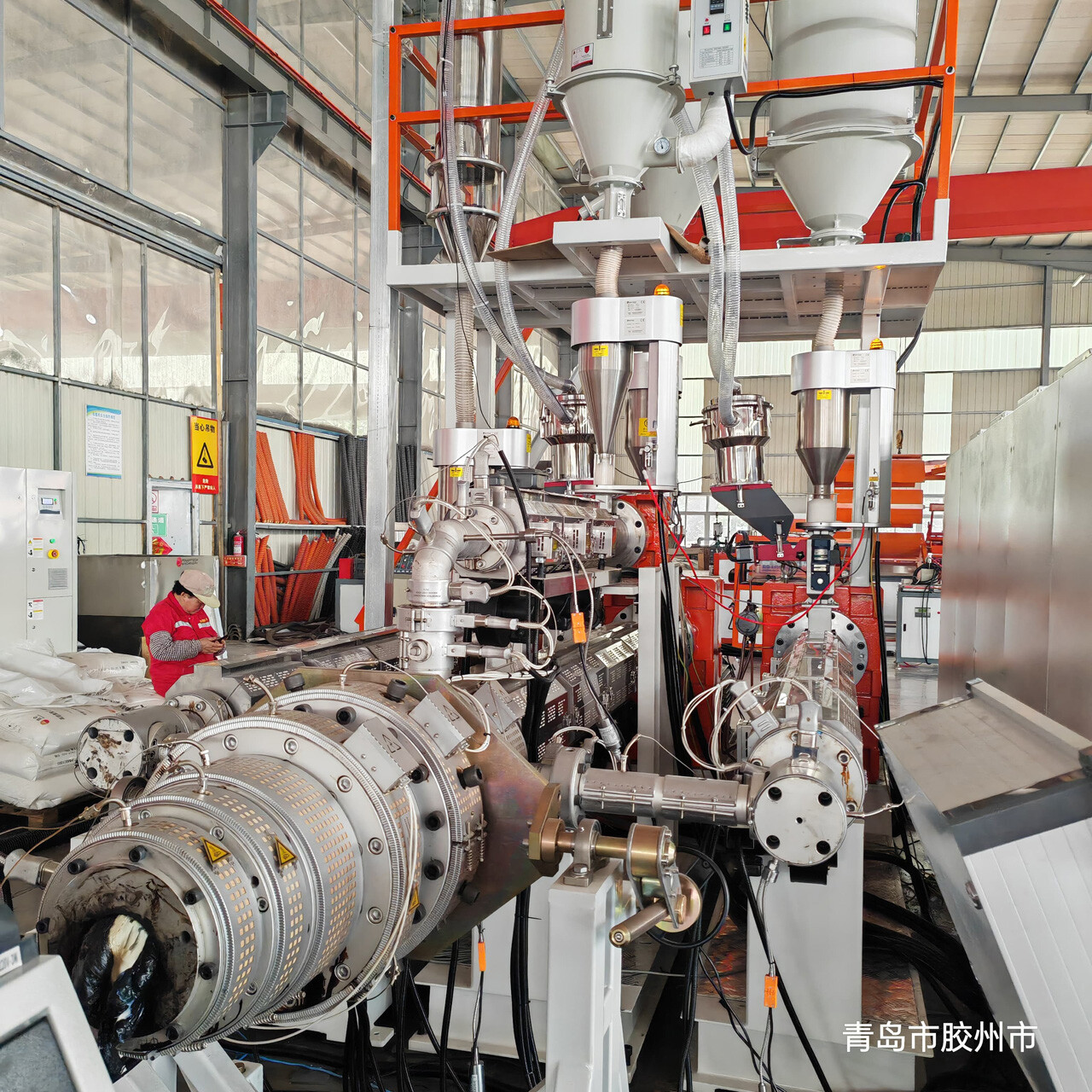 PPH Three-Layer Coextruded Pipe Production Line