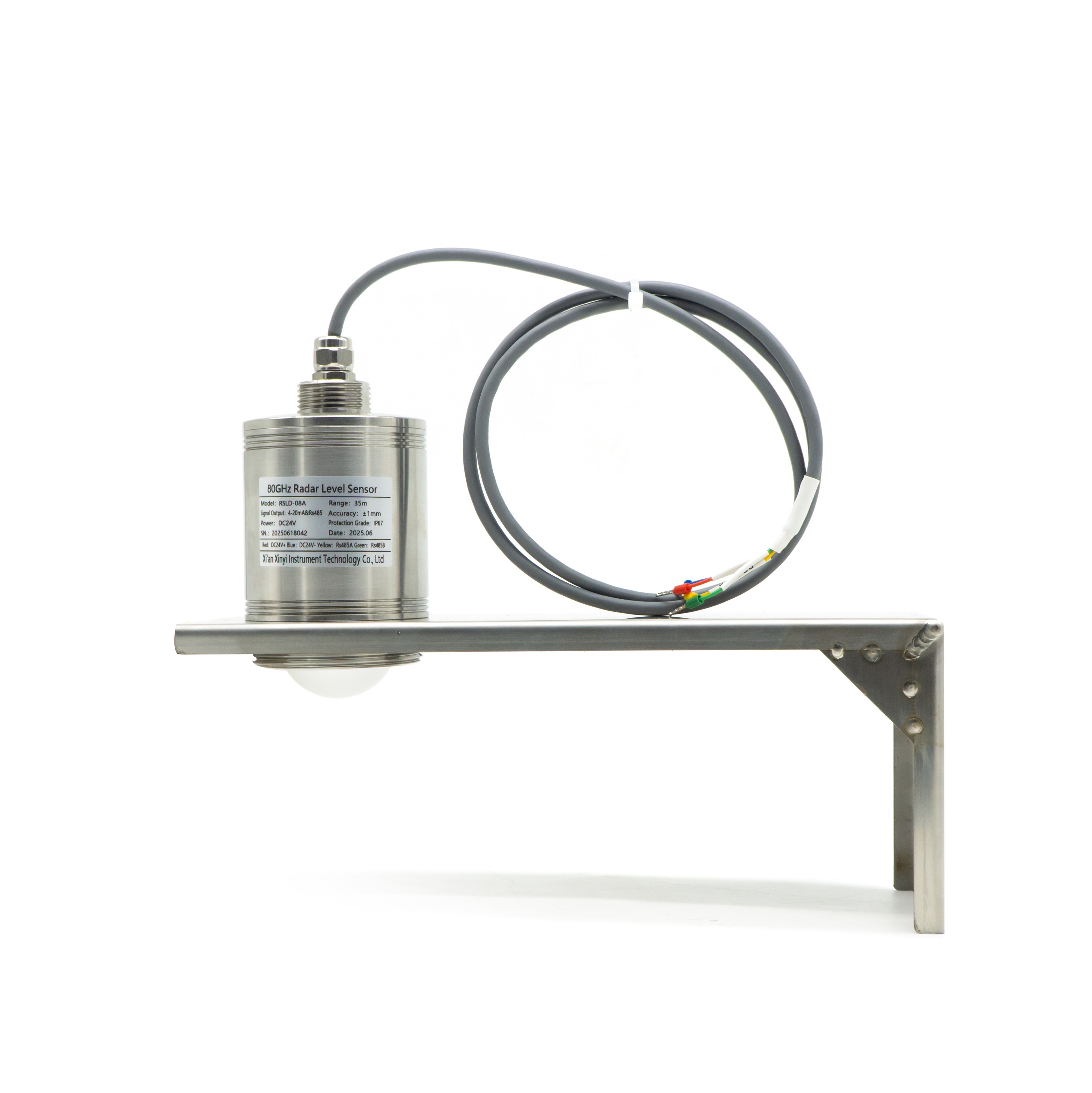 XYLD-08C Metal Aluminum Alloy Integrated Radar Level Gauge Suitable For Narrow And Complex Working Conditions