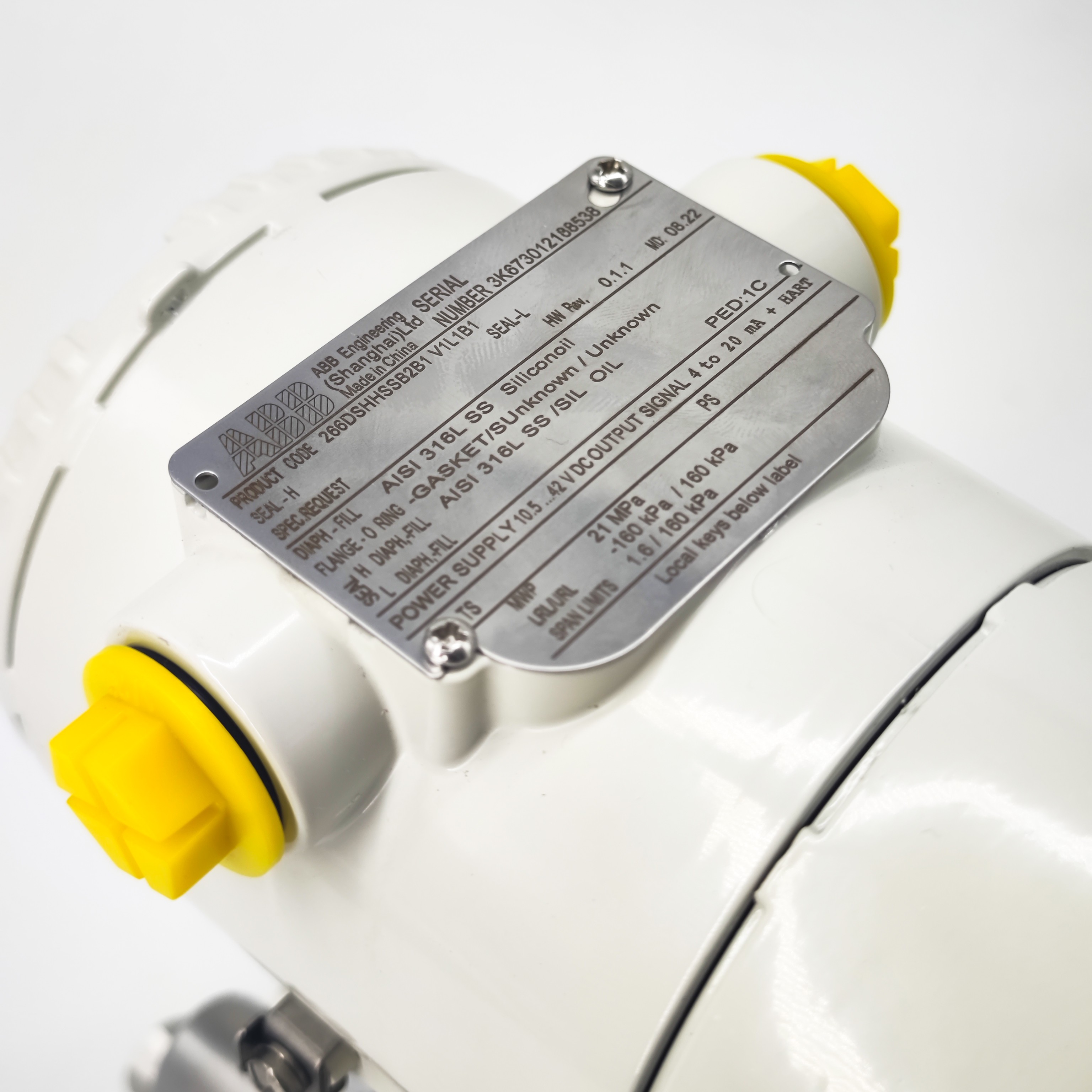 ABB 266DSH Difference Pressure Transmitter 2600T Hart Communication Differential Pressure Transmitter