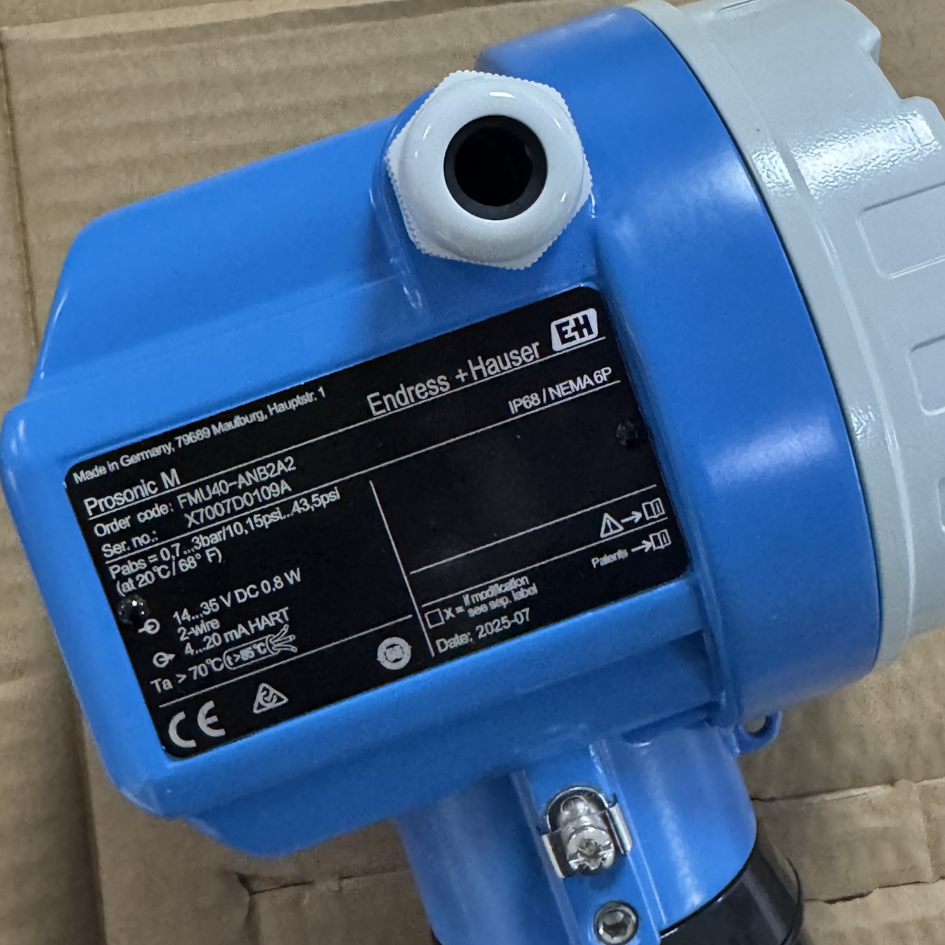 Endress+Hauser FMU40 Ultrasonic Level Meter Prosonic M FMU40 Ultrasonic Level Transmitter